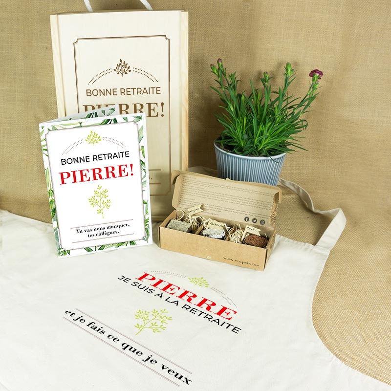 Cadeaux personnalisés: Kits cadeaux: Kit retraite personnalisé 'Je fais ce que je veux'