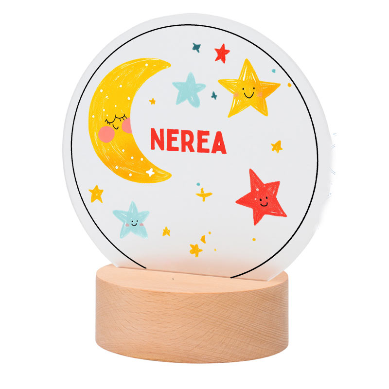 Cadeaux personnalisés: Cadeaux avec le nom: Lampe enfant personnalis&eacute;e avec pr&eacute;nom