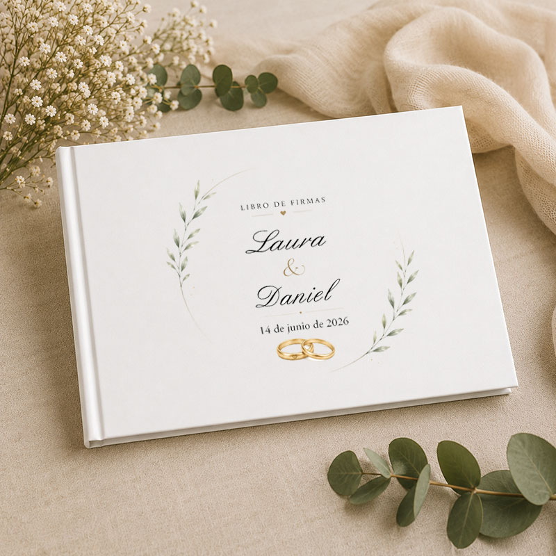 Cadeaux personnalisés: Meilleures ventes: Livre d&rsquo;or de mariage personnalis&eacute;