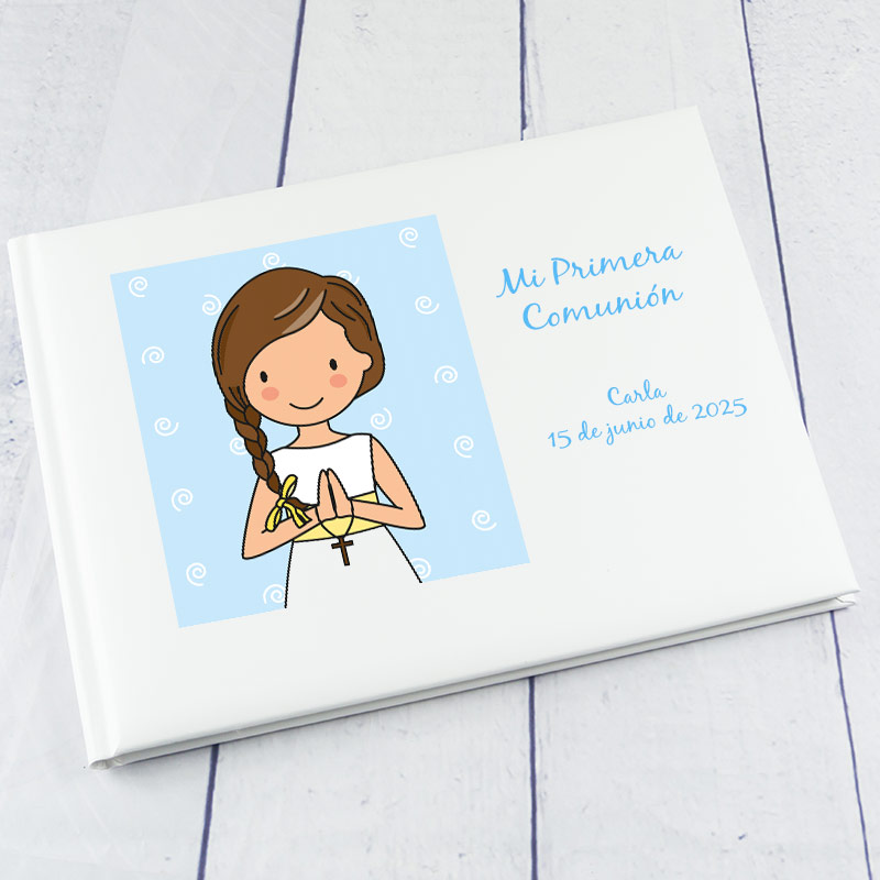 Cadeaux personnalisés: Livre d'or personnalis&eacute; pour la premi&egrave;re communion d'une fille: Livre d'or personnalis&eacute; pour la premi&egrave;re communion d'une fille