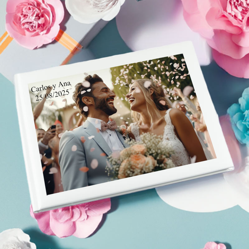 Cadeaux personnalisés: Livre d'or de mariage personnalis&eacute; (vue alternative) Livre d'or de mariage perso: Livre d'or de mariage personnalis&eacute; (vue alternative) Livre d'or de mariage perso