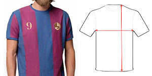 Tailles maillots Barcelone