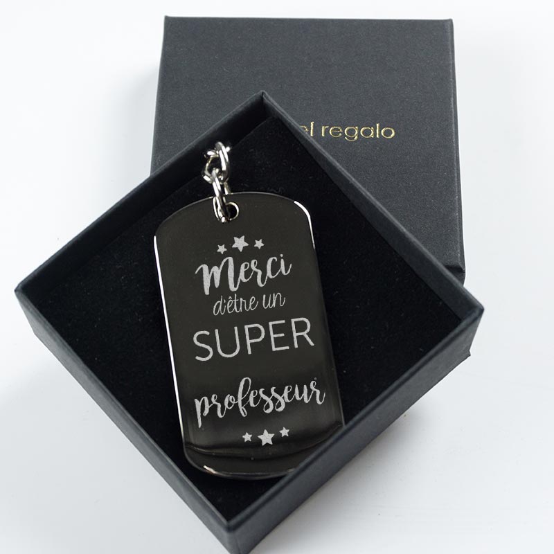 Cadeaux personnalisés: Bijoux personnalisés: Porte-clé merci d'être un super professeur