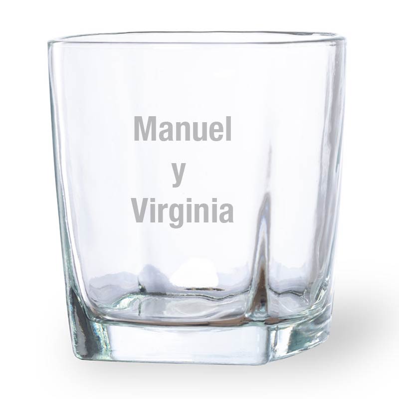 Cadeaux personnalisés: Art de la table personnalis&eacute;: Coffret &agrave; whisky avec texte grav&eacute;