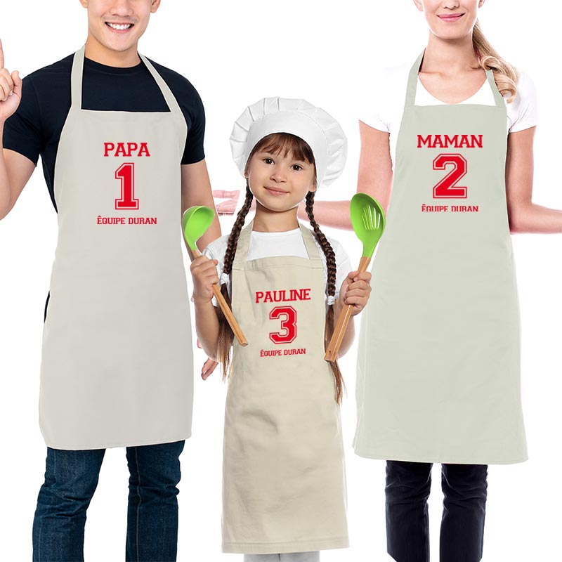 Tablier Famille de chefs