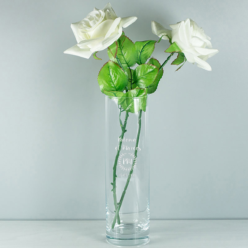 Cadeaux personnalisés: Décoration: Vase en verre personnalisé pour femme