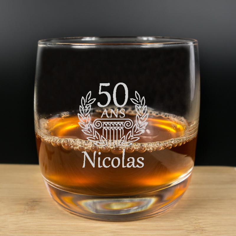 Verres à Whisky Personnalisés - Idée Cadeau Personnalisée pour