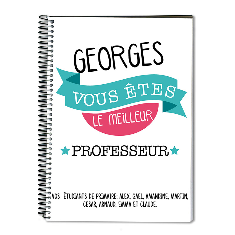 50 Cahier spirale Personnalisé: 90,61 €