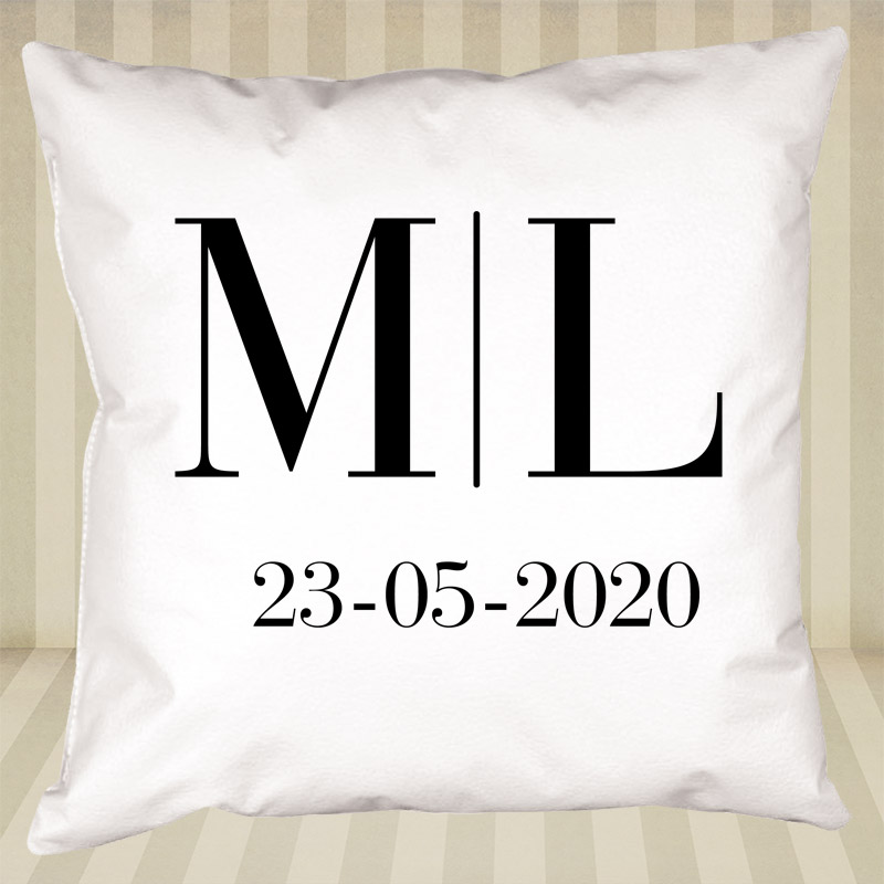 Cadeaux personnalisés: Décoration: Coussin monogrammé personnalisé