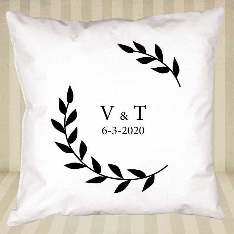 Cadeaux personnalisés: Décoration: Coussin monogrammé personnalisé