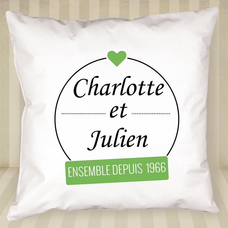 Cadeaux personnalisés: Décoration: Coussin personnalisé ensemble depuis...