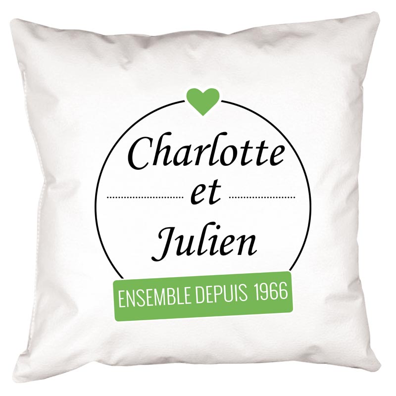 Cadeaux personnalisés: Décoration: Coussin personnalisé ensemble depuis...