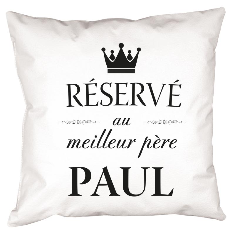 Cadeaux personnalisés: Décoration: Coussin personnalisé Réservé