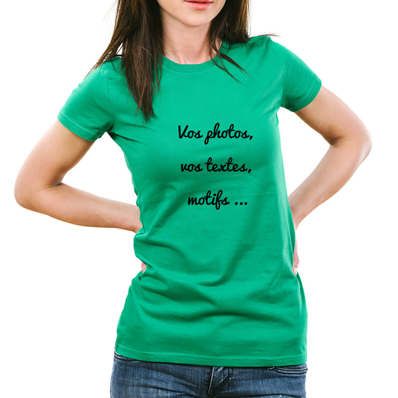 Cadeaux personnalisés: Cadeaux avec le nom: Créez votre t-shirt personnalisé pour femme