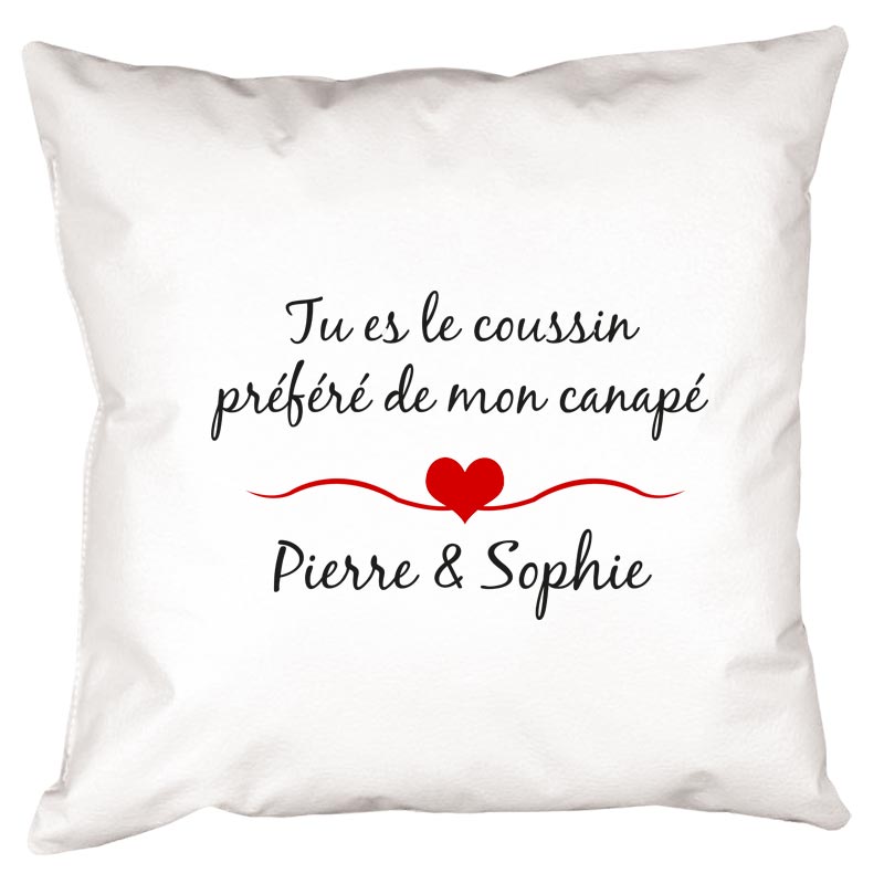 Cadeaux personnalisés: Décoration: Mon coussin préféré personnalisé