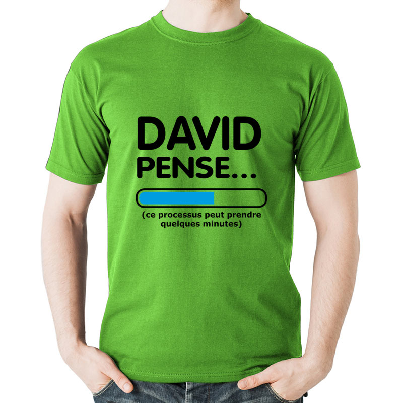 Cadeaux personnalisés: Cadeaux avec le nom: T-Shirt personnalisé... Je pense