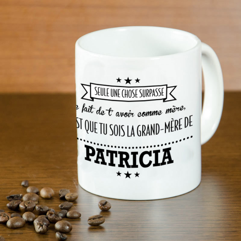 Cadeaux personnalisés: Mugs personnalisés: Tasse personnalisée pour la meilleure maman et meilleure grand-mère