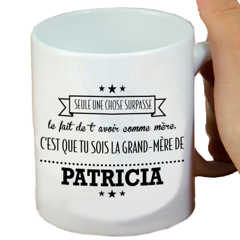 Cadeaux personnalisés: Mugs personnalisés: Tasse personnalisée pour la meilleure maman et meilleure grand-mère